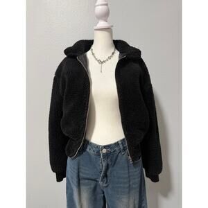 Nasty Gal Fleece Bomber Jacket